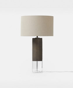 Eleonore - Lampe de table en cuivre antique