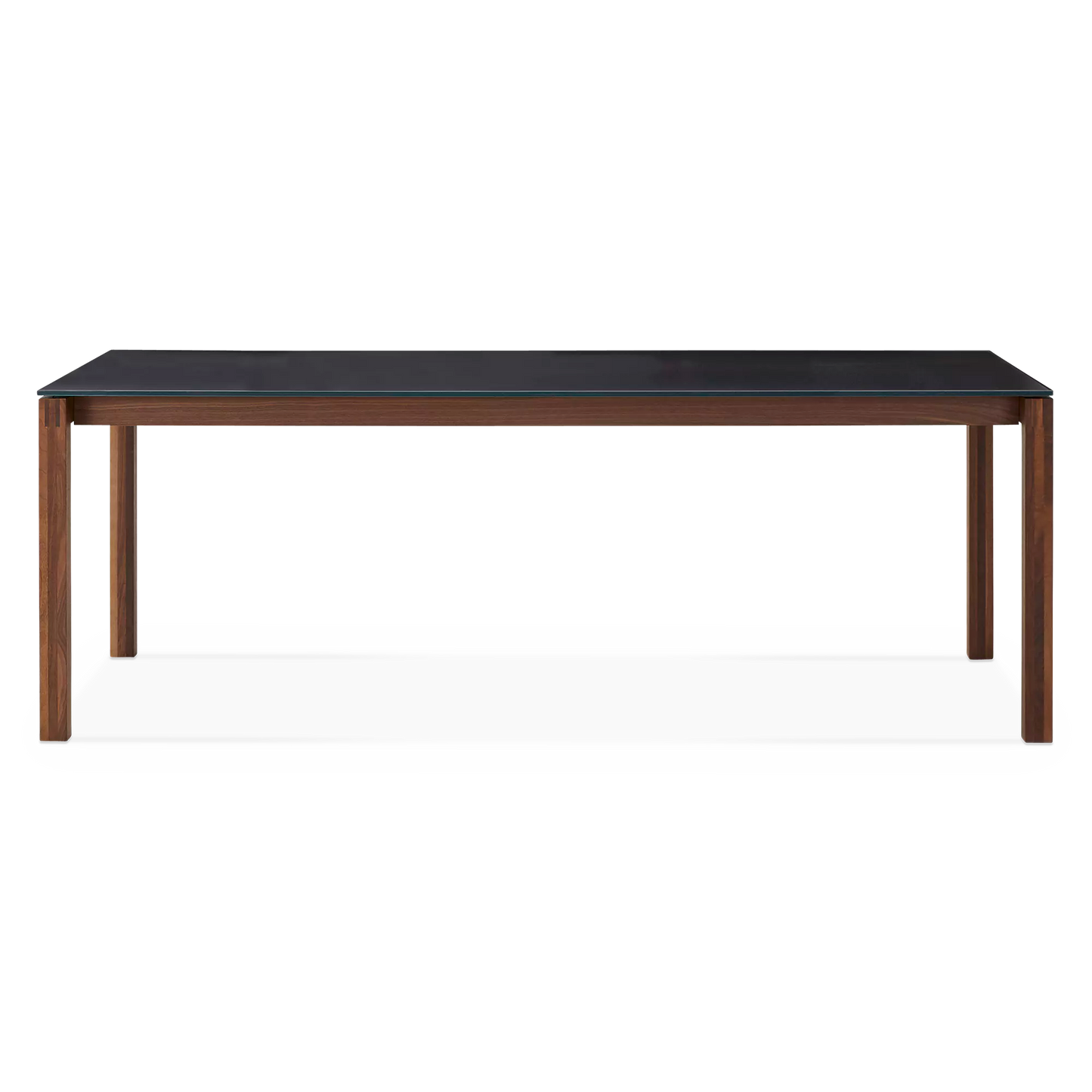 Vinci - Table en bois avec plateau en verre
