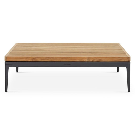 Grid - Table basse extérieure en aluminium par Gloster