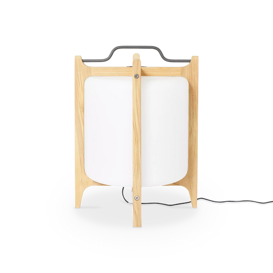 Voyager - Lampe de table extérieure en teck