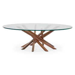 Atari - Table basse avec piètement architectural par Cattelan Italia