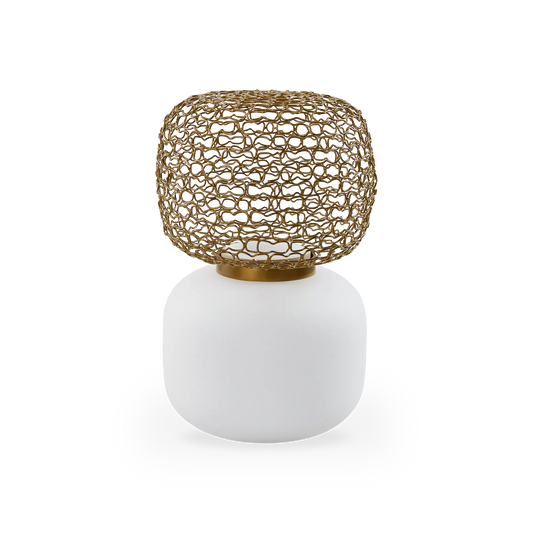 Jali - Vase décoratif en laiton