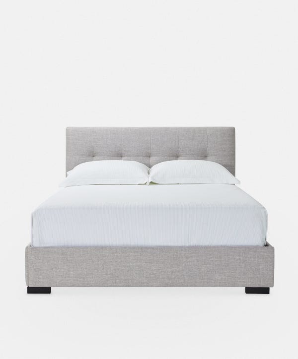 Quart de lune - Upholstered Bed with Optional Storage
