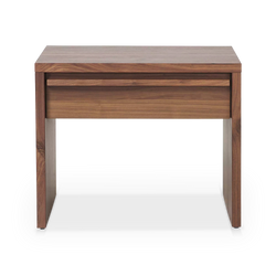 Step - Walnut Single-Drawer Bedside Table by Verbois