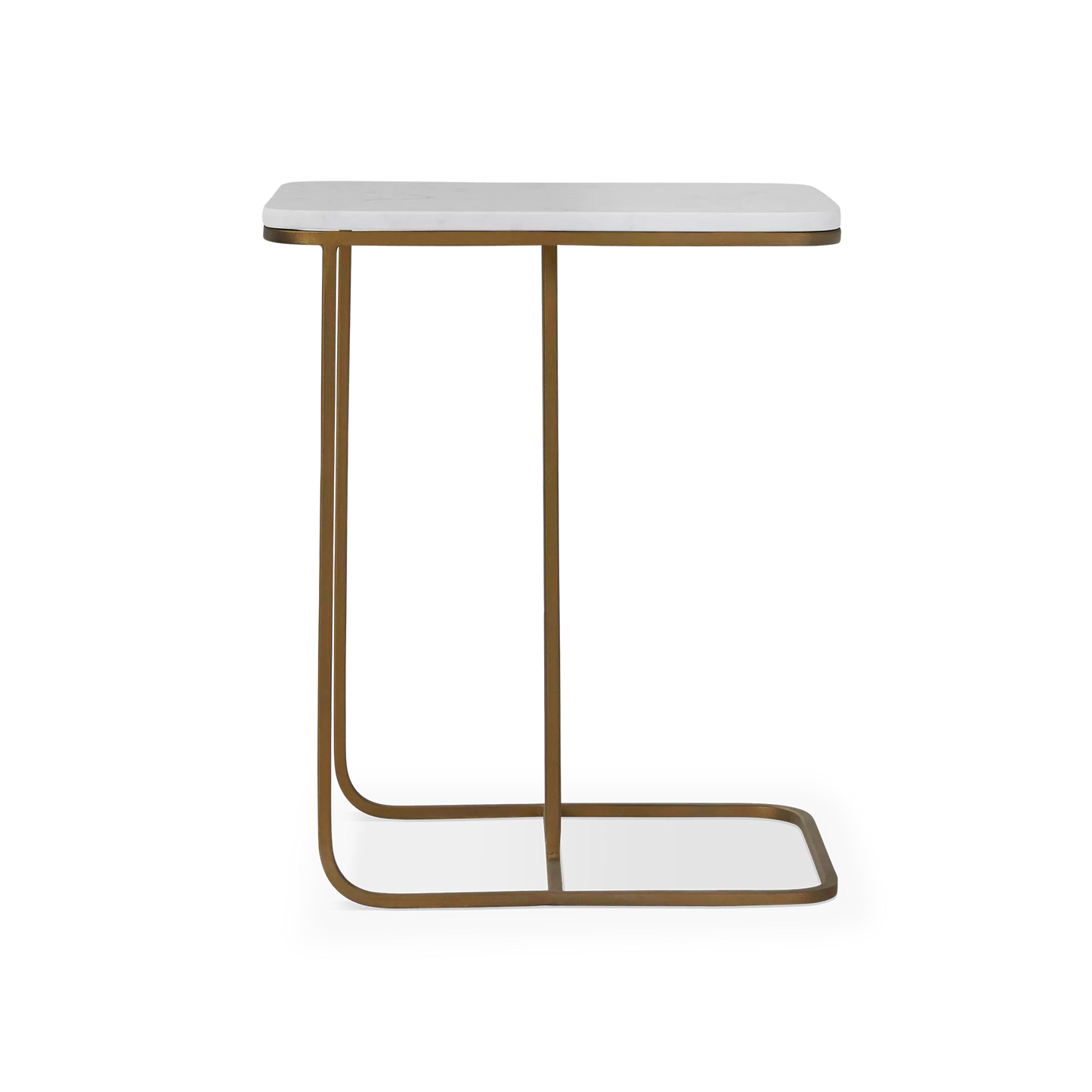 Adalley - Table d’appoint avec plateau en marbre par Four Hands
