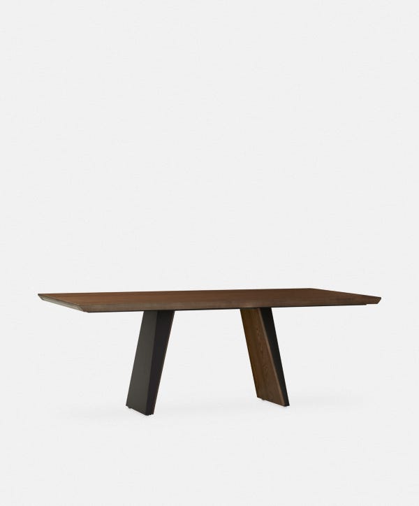 Timeless - Table with Wooden Top by Trica