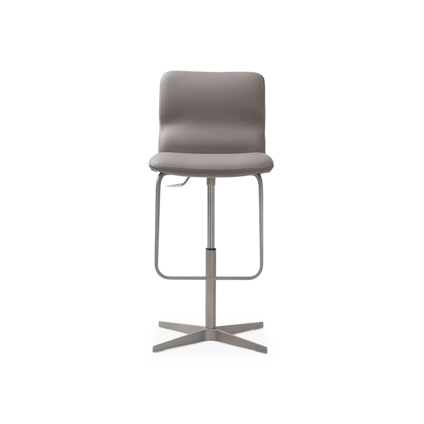 Vito - Tabouret ajustable en cuir par Cattelan Italia