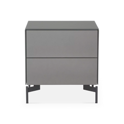 Laura - Frosted Glass Nightstand