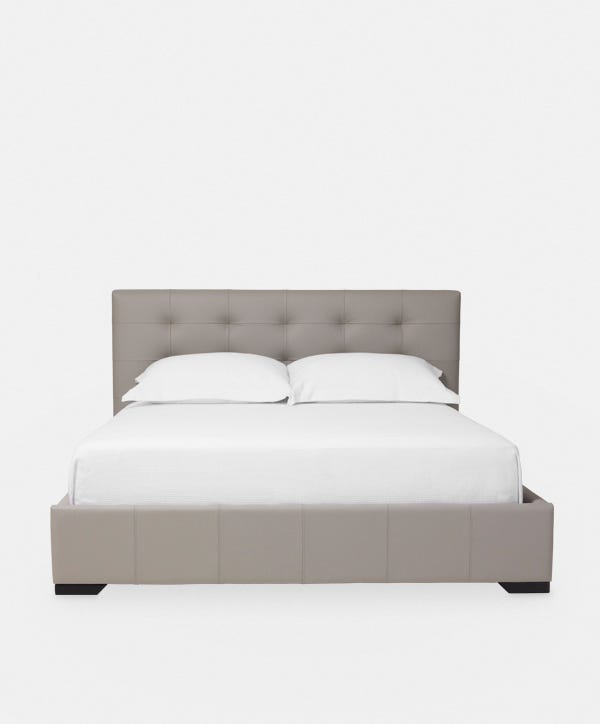 Emma - Upholstered Bed with Tufted Headboard