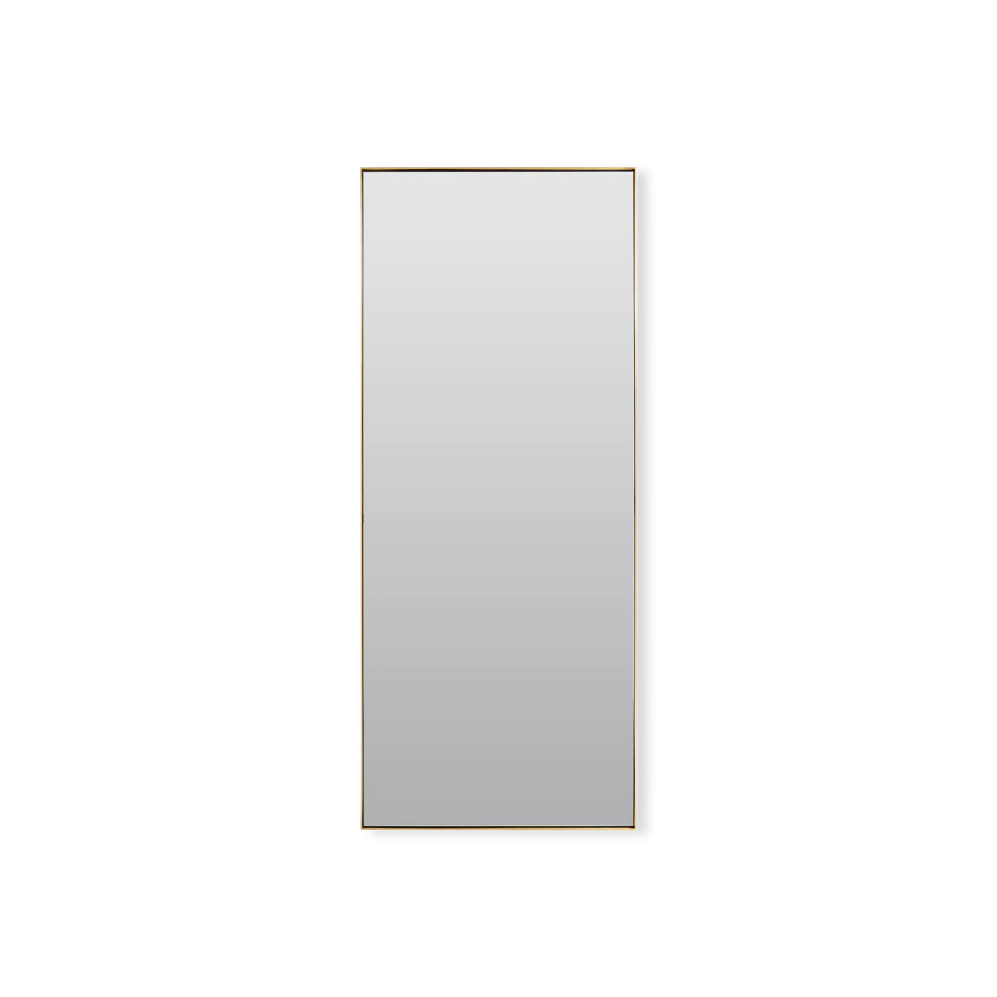Crosland - Grand miroir avec cadre en laiton antique