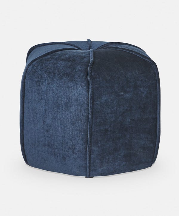 Candy - Round Velvet Pouf by Furninova