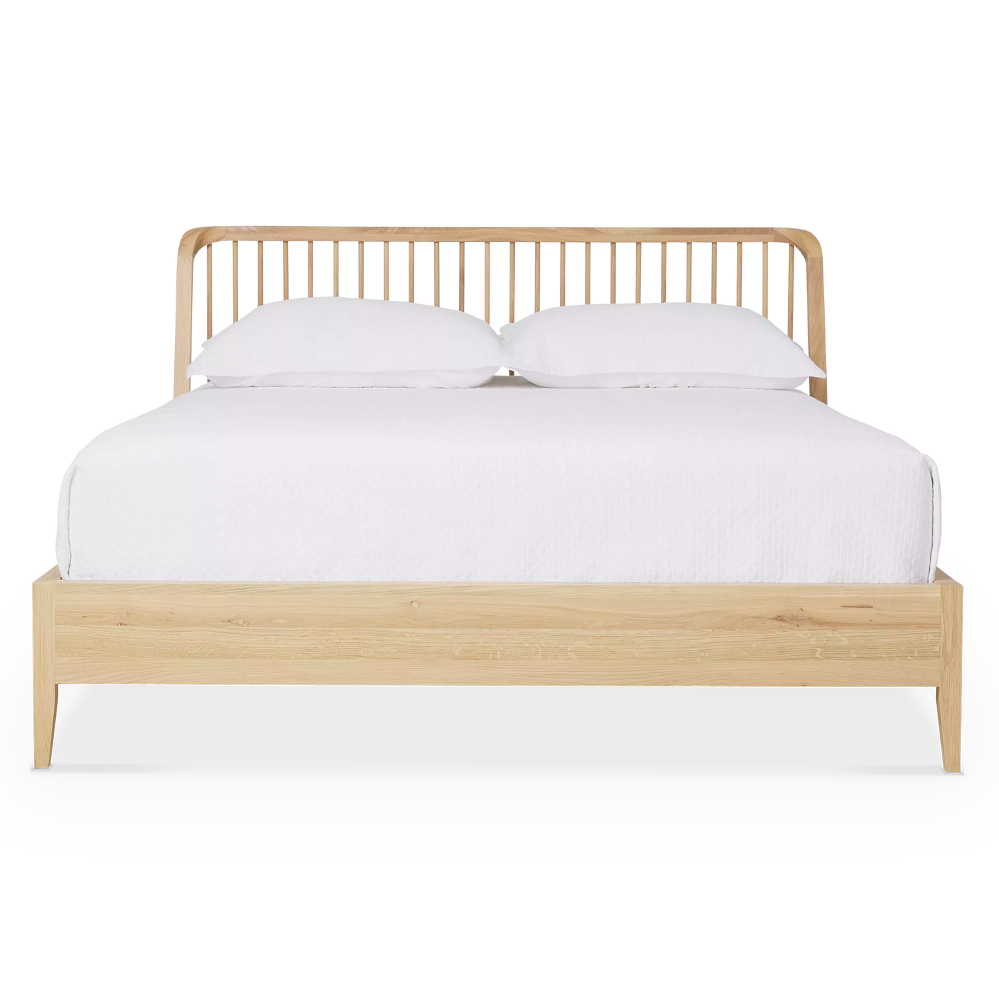 Spindle - Natural Oak Bed by Ethnicraft