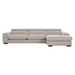 Ferrari - Sectional Sofa with Adjustable Headrest by Furninova