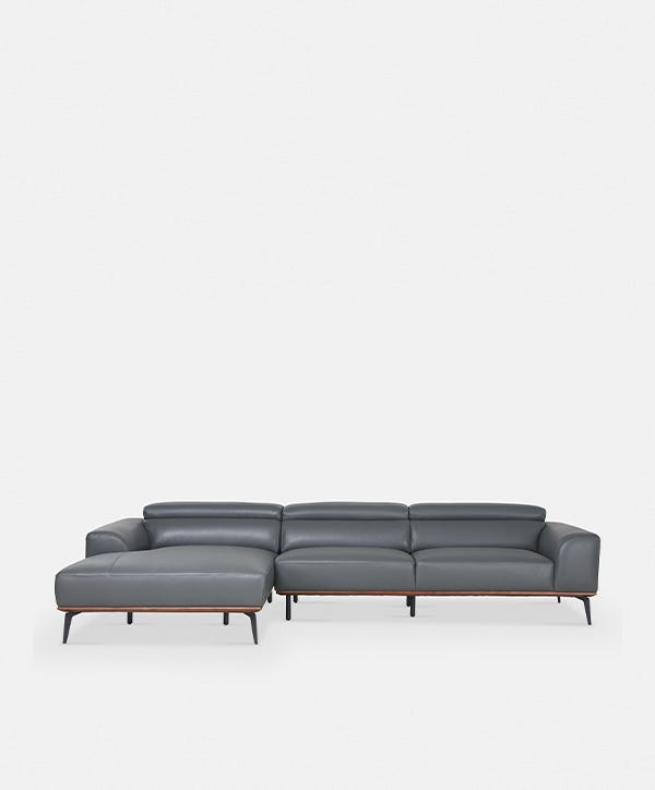 Lublin - Leather Sectional Sofa