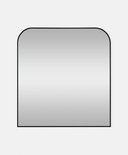 Luka - Arch-shaped mirror with a black frame