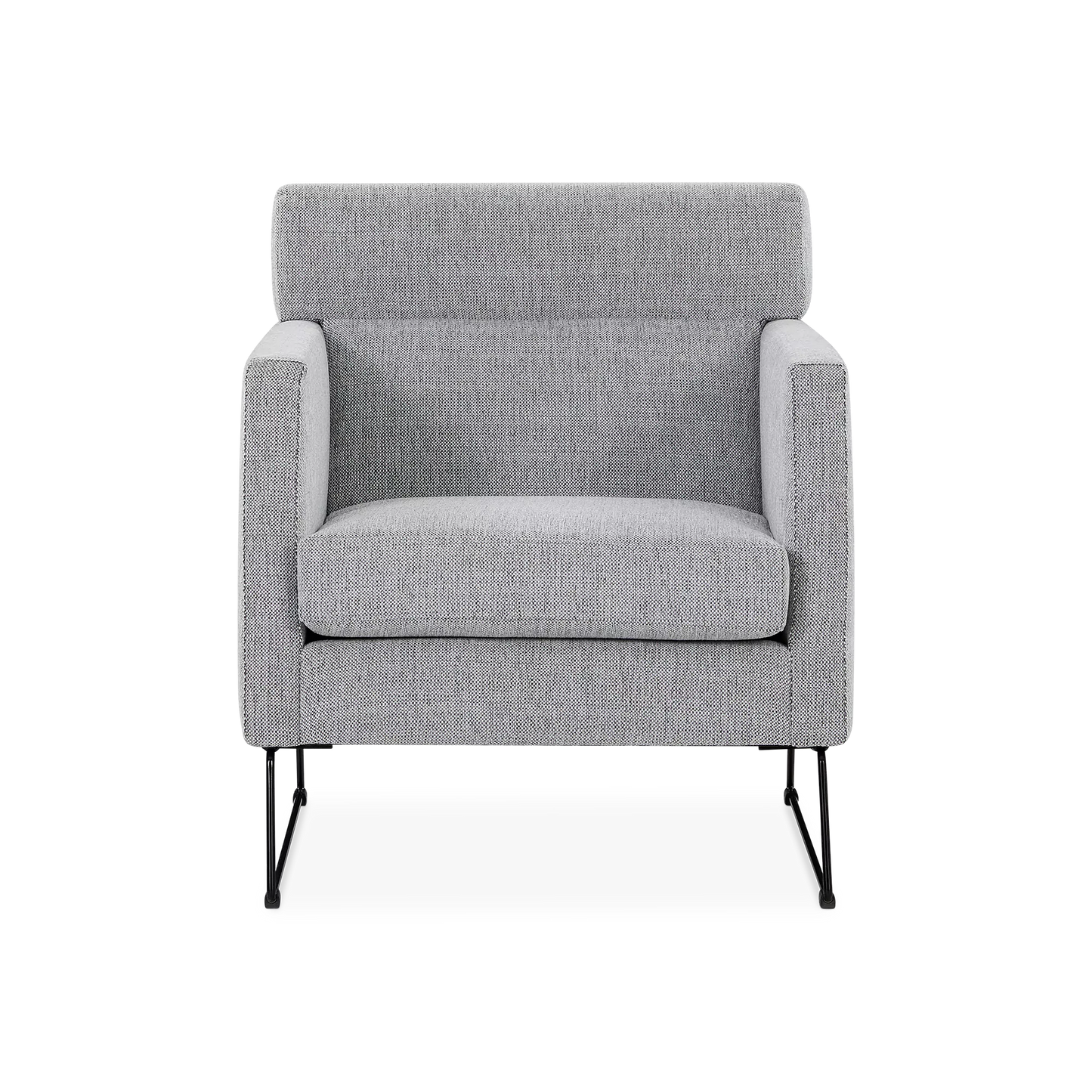 Degano - Armchair with Sled Base by Furninova