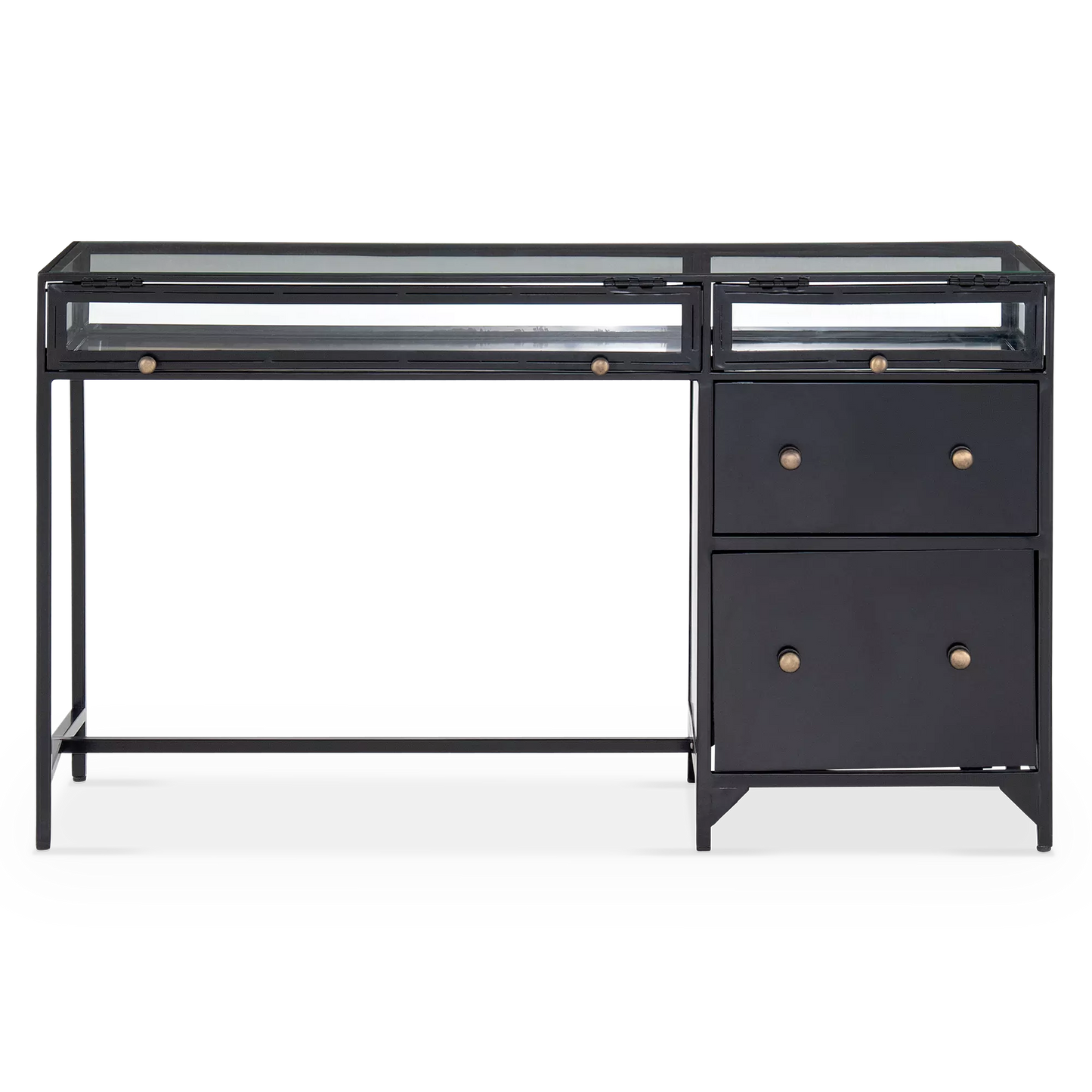 Shadow Box - Glass Top Desk
