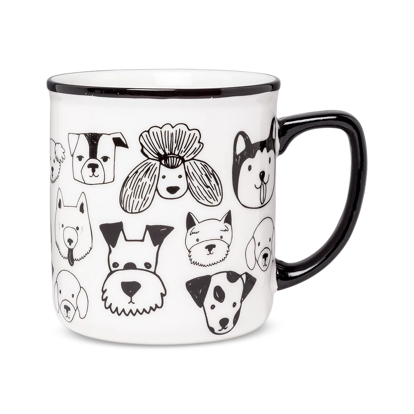 Simple Dog Faces Mug