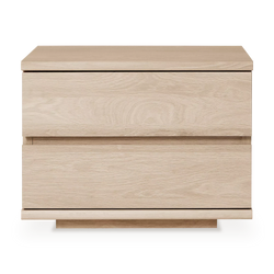 Nevada - Table de chevet en chêne par Mobican