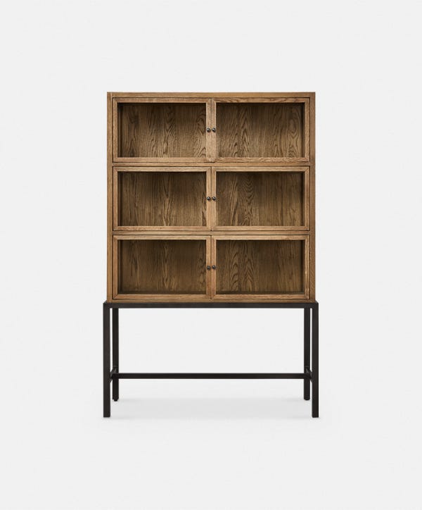 Spencer - Oak Curio Cabinet by Four Hands