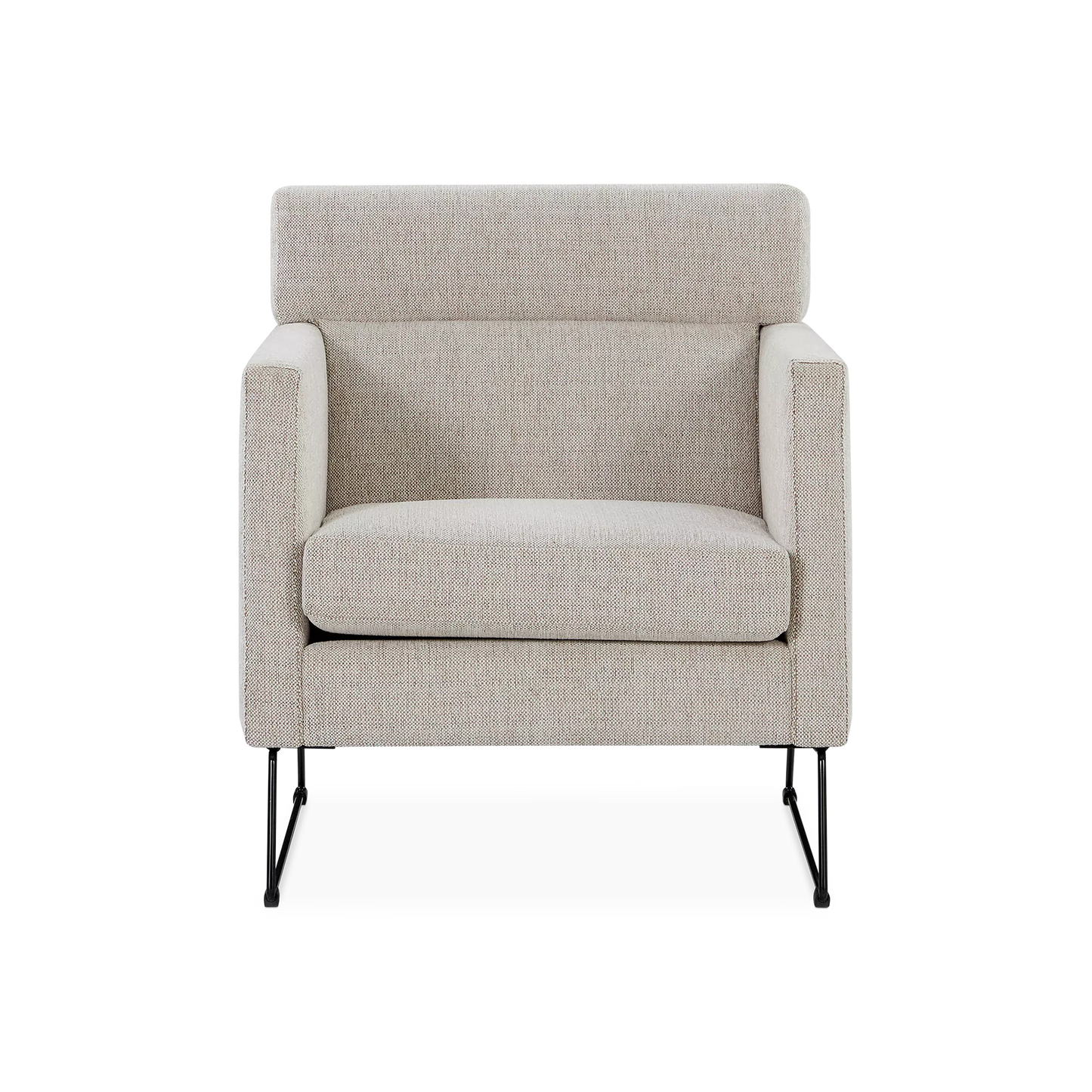 Degano - Armchair with Sled Base by Furninova
