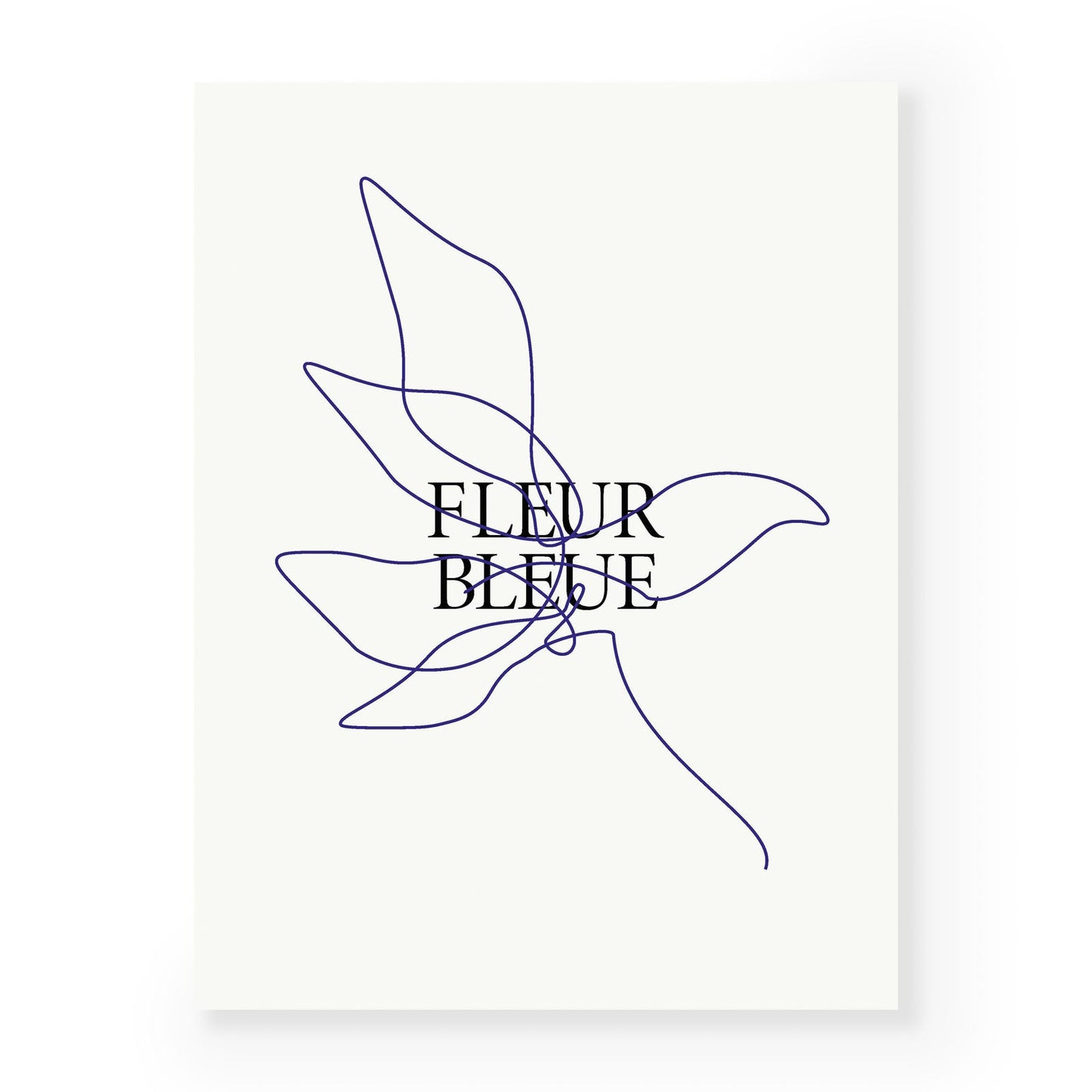 Impression Fleur Bleue