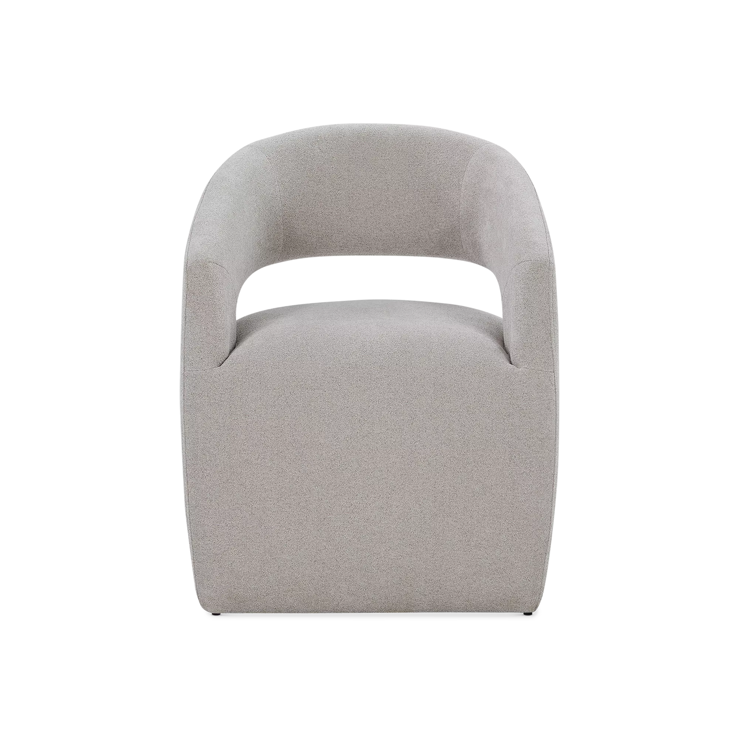 Aimée - Chaise de salle à manger à roulettes