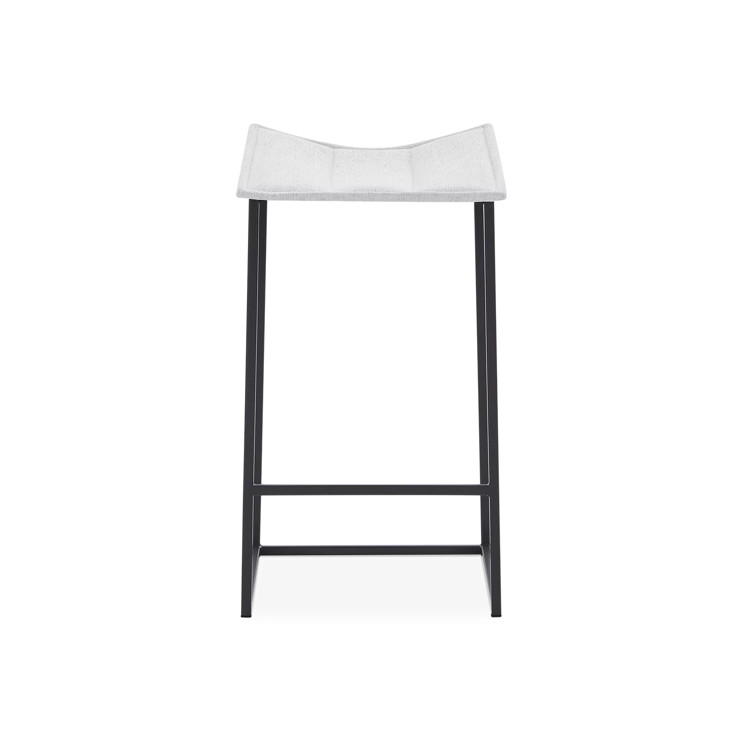 Bocca - Metal and Fabric Stool by Trica
