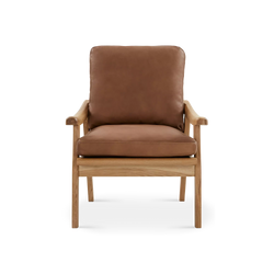 Podium - Natural Oak Armchair – Furninova