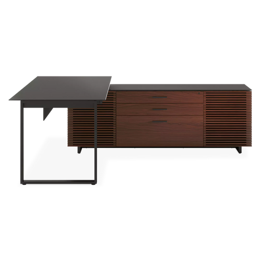 Corridor Office 6531 - Bureau modulable en bois et verre trempé par BDI