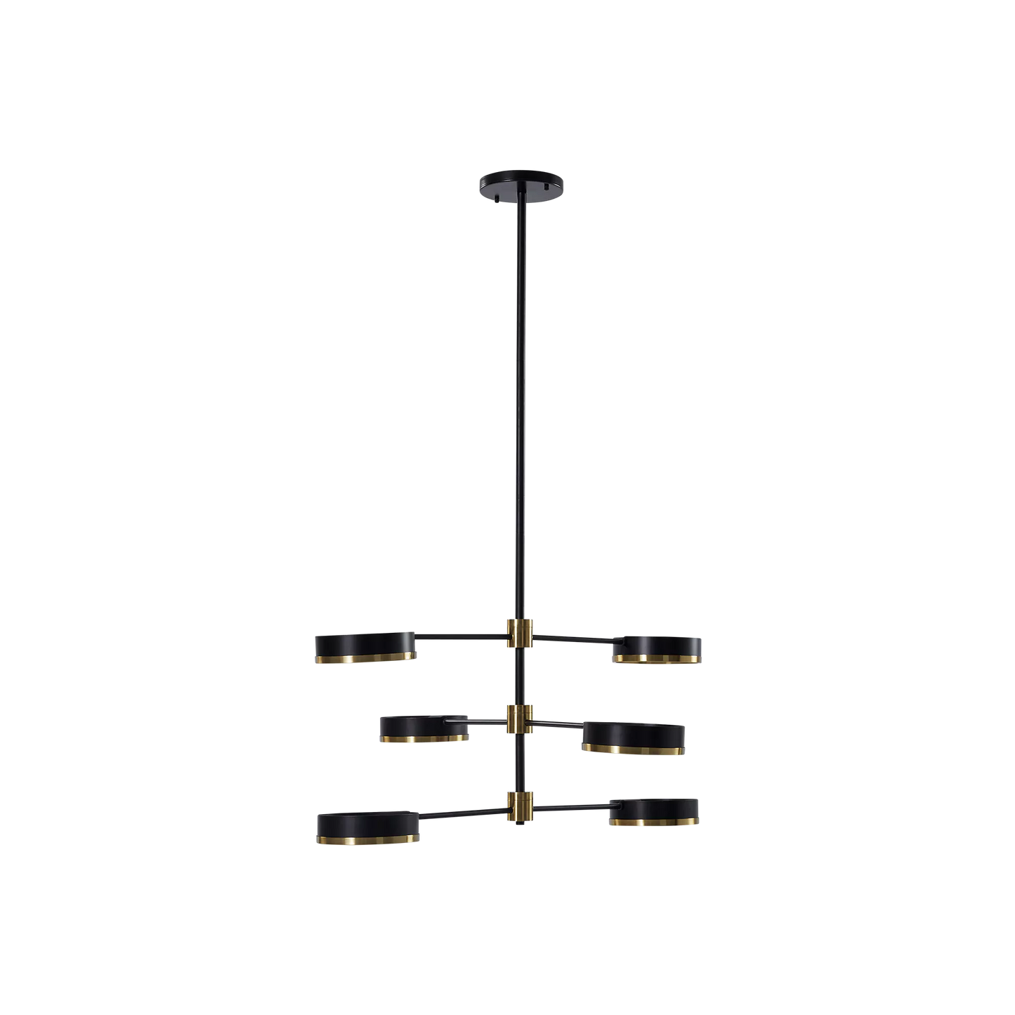 Oralee - Lampe suspendue moderne à six abat-jour