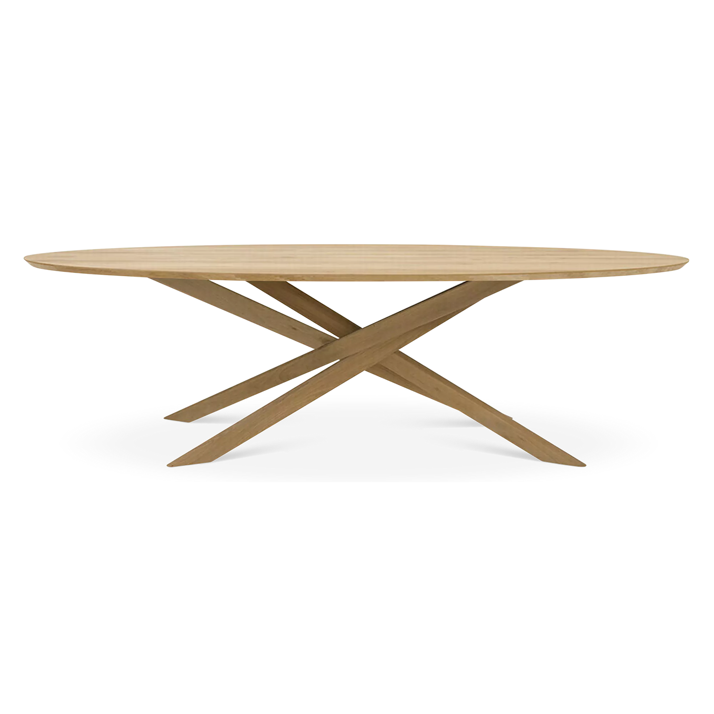 Mikado - Oval Oak Dining Table by Ethnicraft