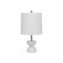 Falko - Lampe de table en marbre et laiton