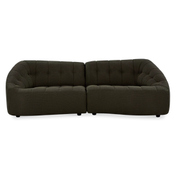 Armonia - Channel Tufted Fabric Sofa