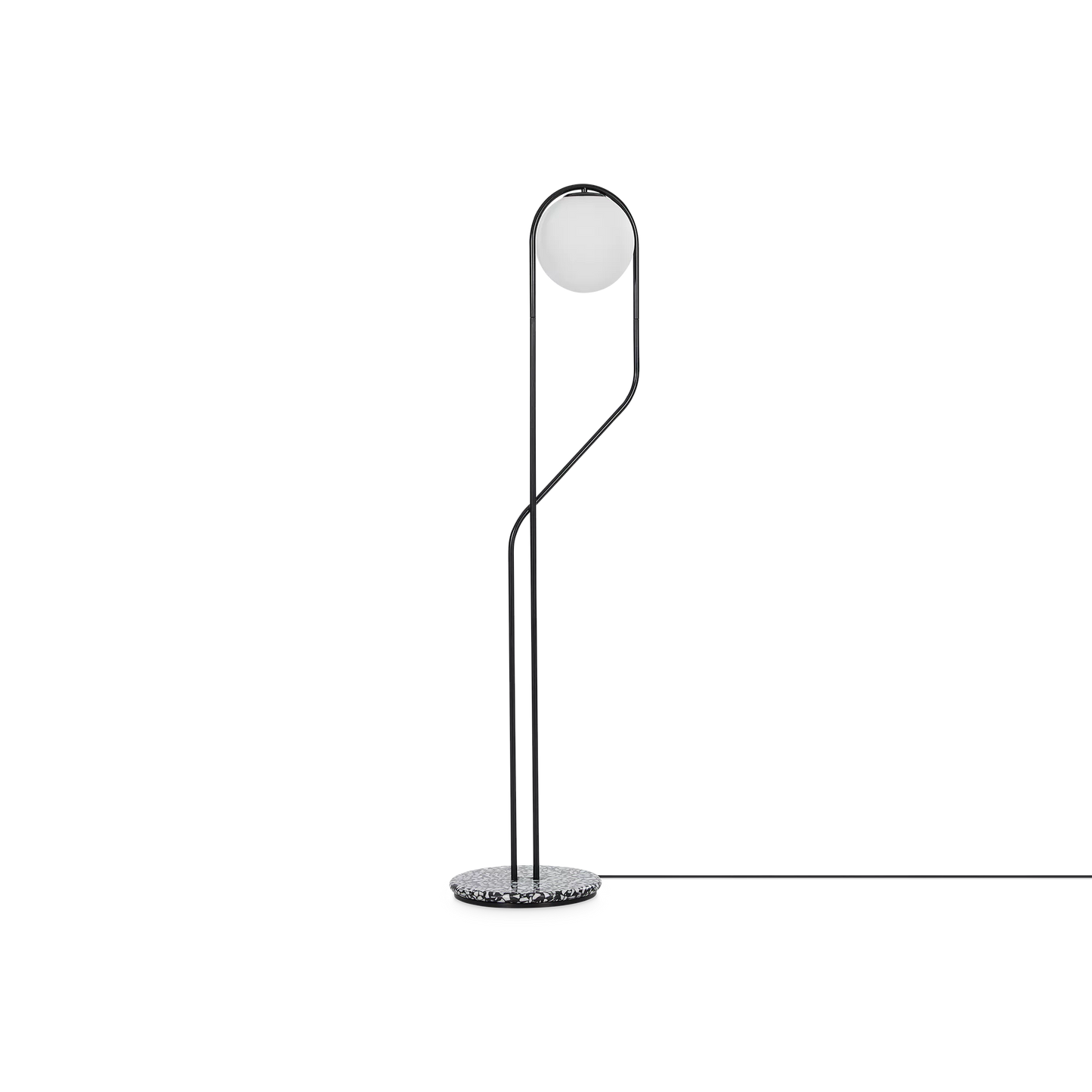 Astree - Lampe de plancher en verre et marbre par Ligne Roset