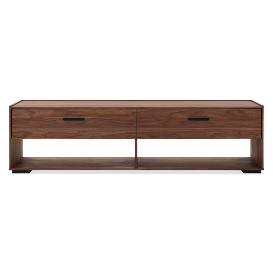 Miro - Meuble TV en bois à 2 tiroirs par Mobican