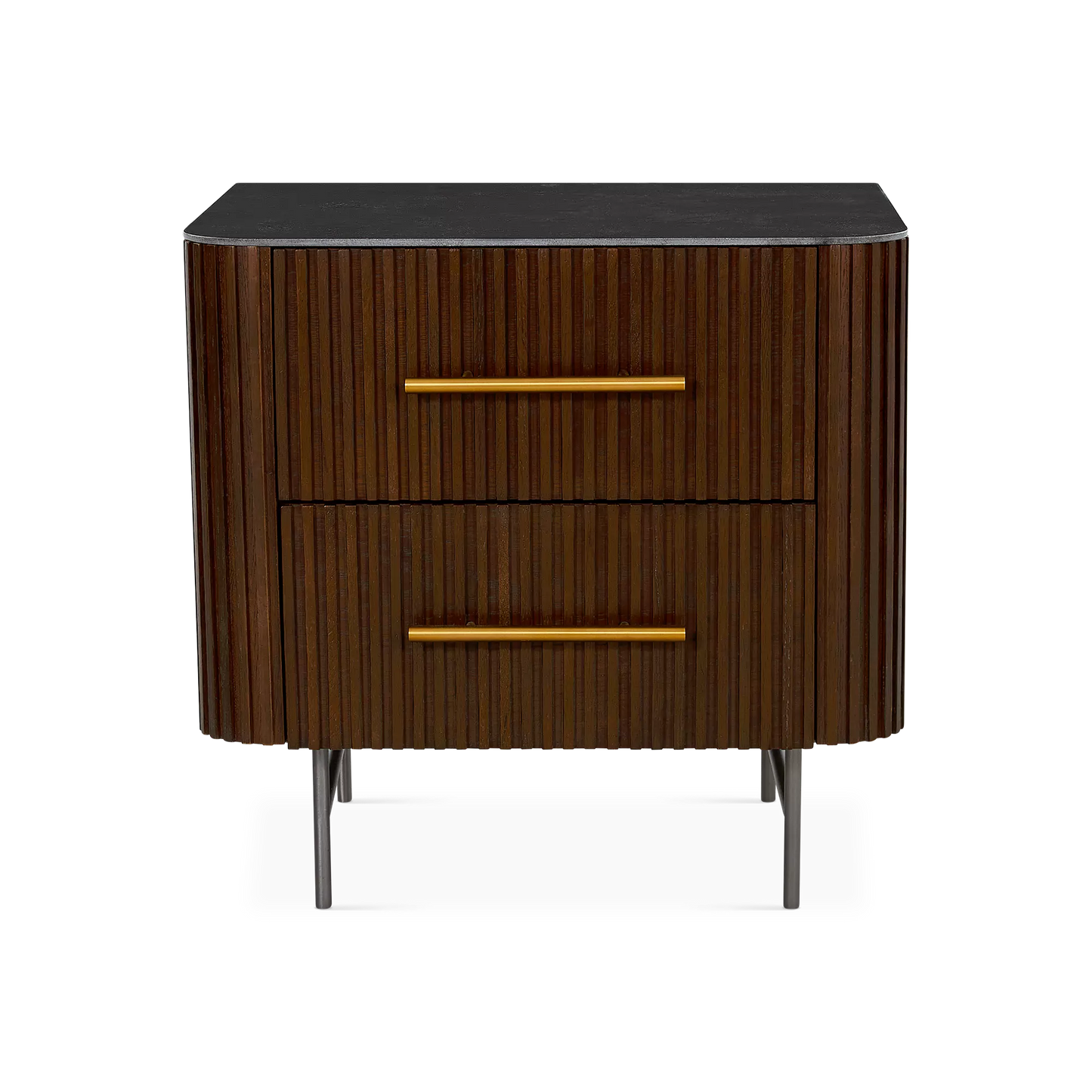 Fletcher - Solid Oak Nightstand by Four Hands