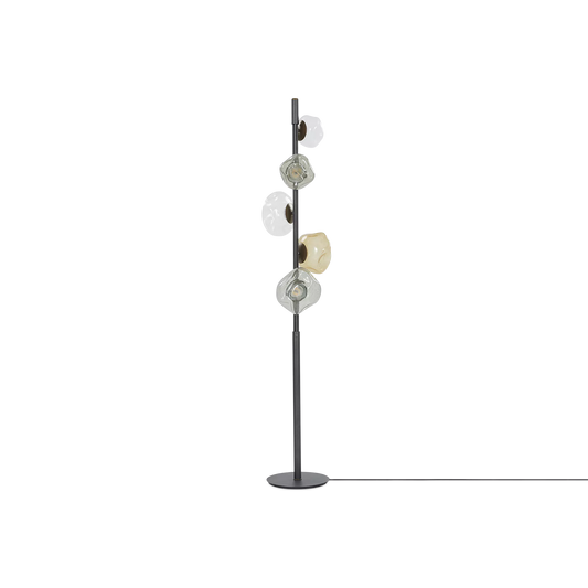 Bubble - Lampe sur pied en acier