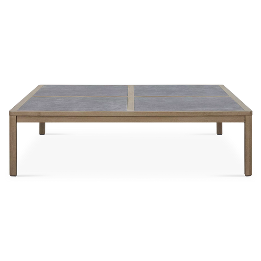 Copenhagen - Outdoor Wood Coffee Table by Les Jardins