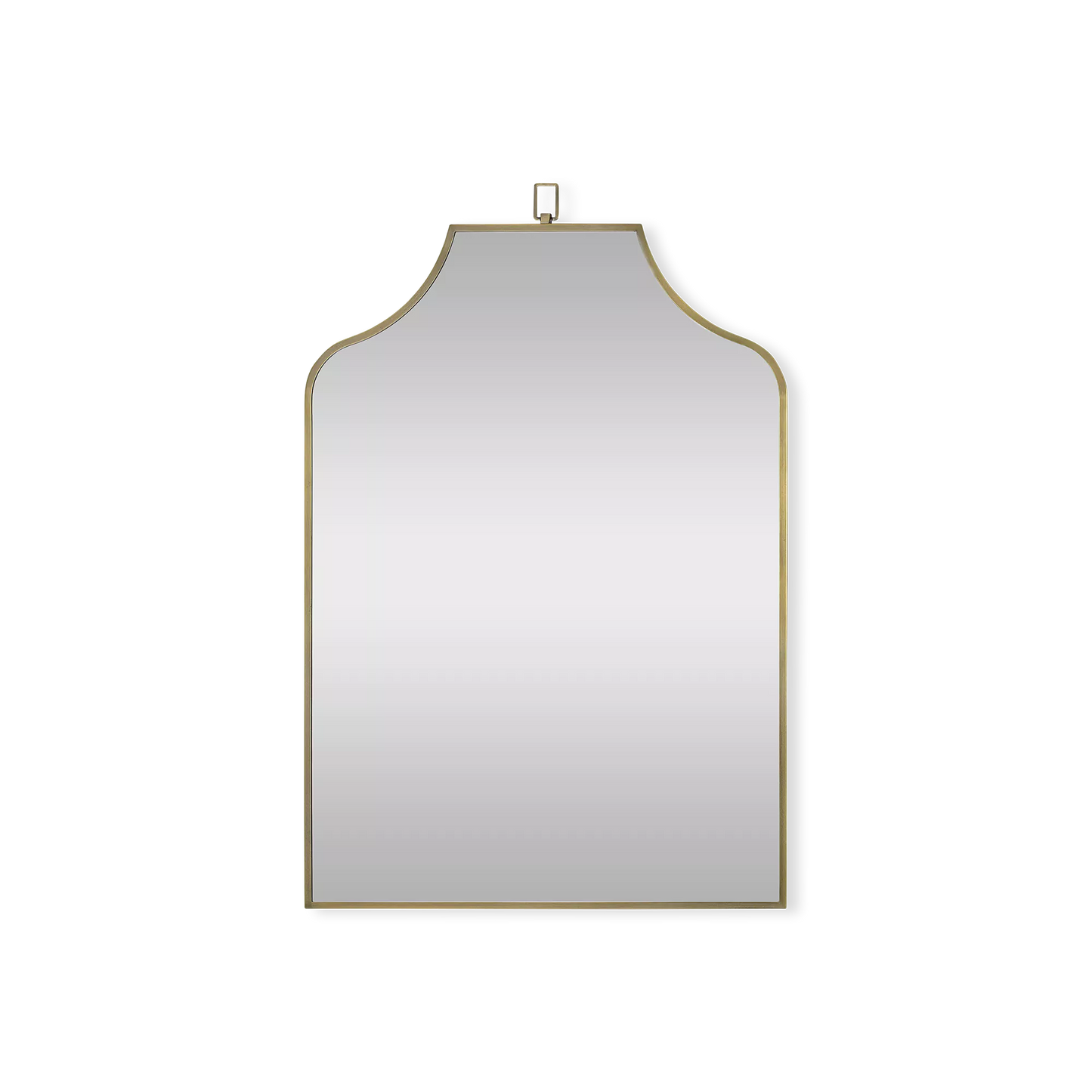 Calliope - Antique Brass Mirror
