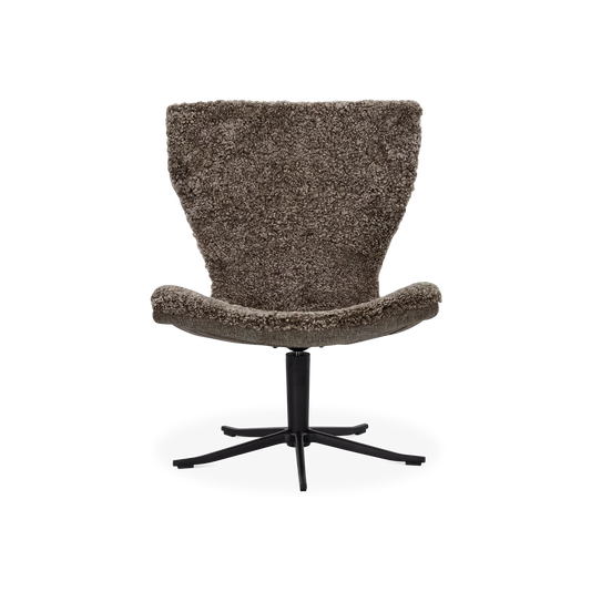 Gyro - Fauteuil pivotant en cuir