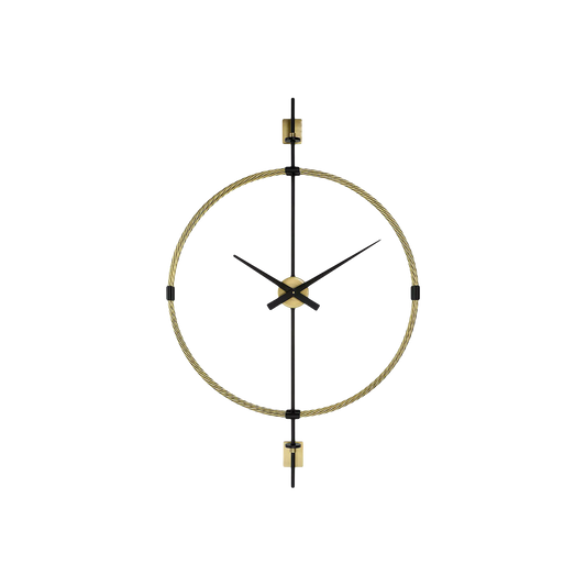 Time Flies - Horloge en laiton