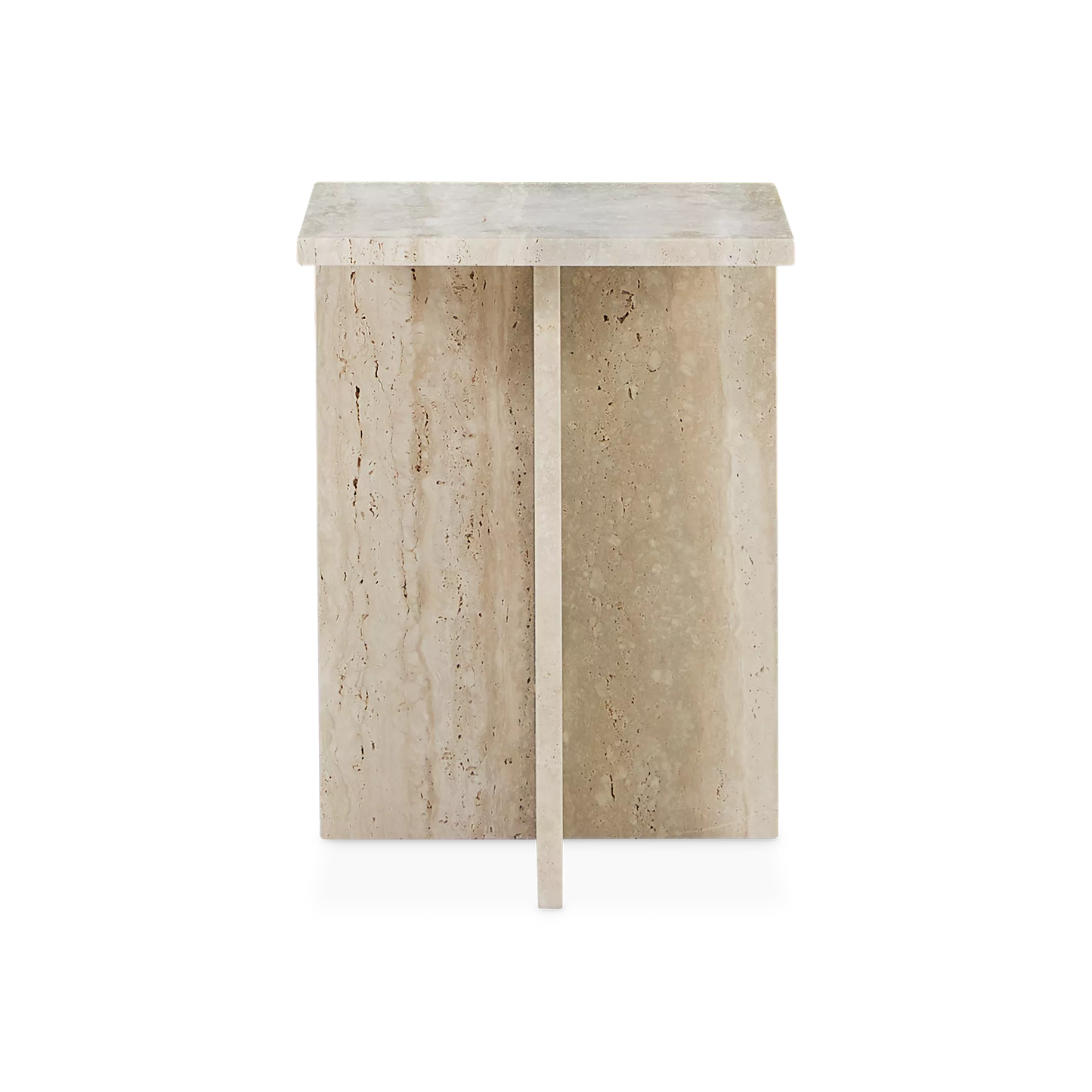 Divine - Table d’appoint en travertin