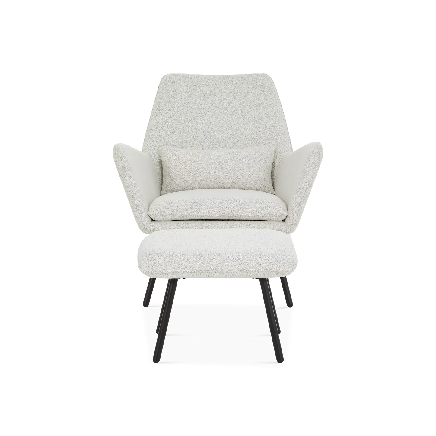 Fauteuil Danny avec pouf