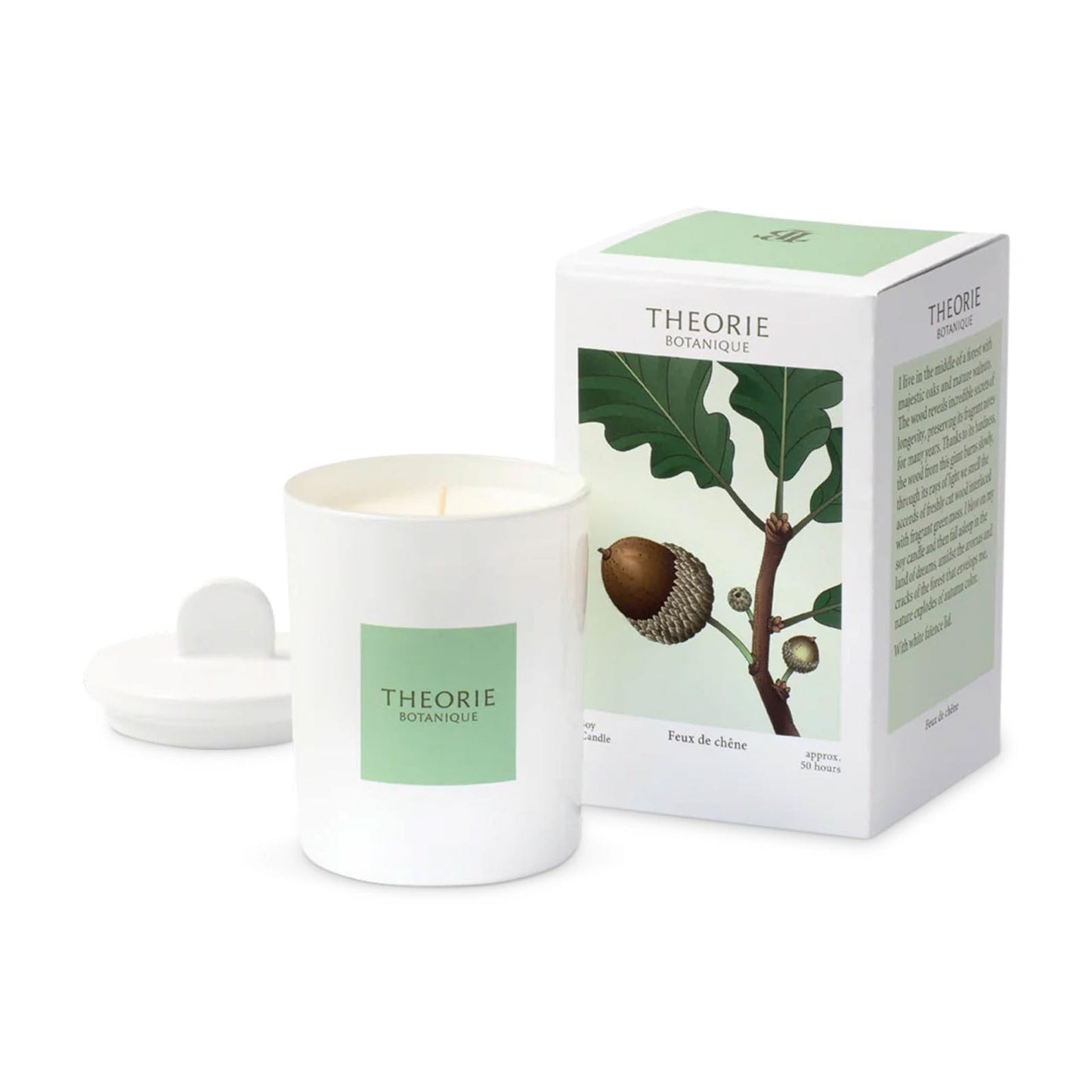Théorie Botanique candle oak fire
