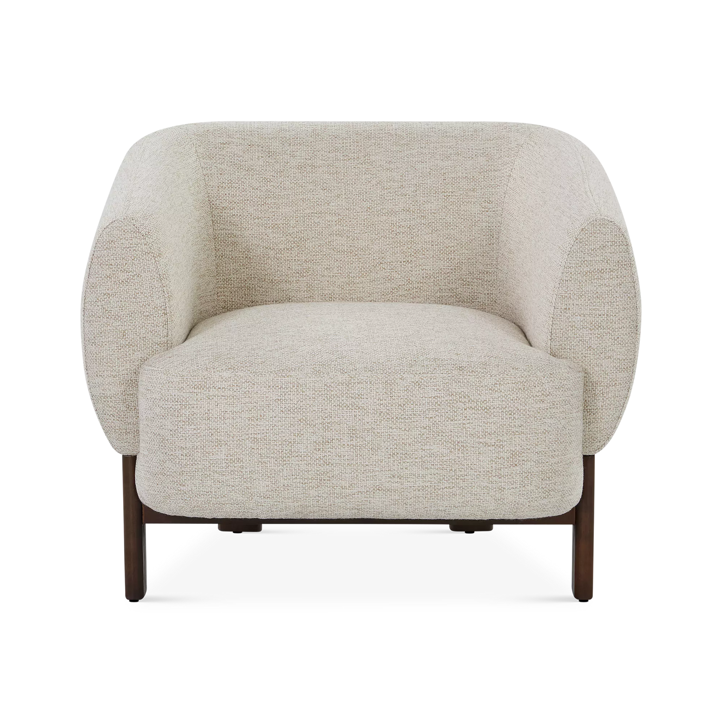Hug - Armchair with Wooden Legs