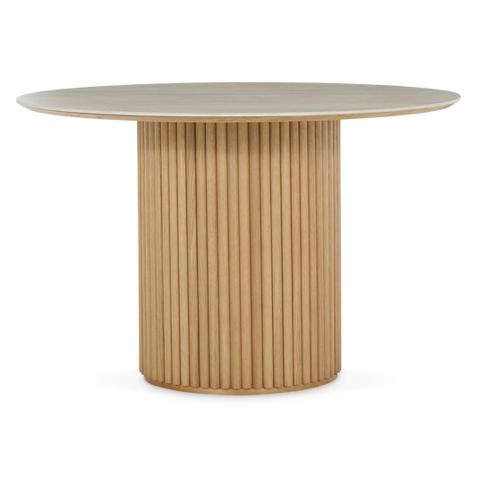 Rhode - Oak Wood Round Dining Table