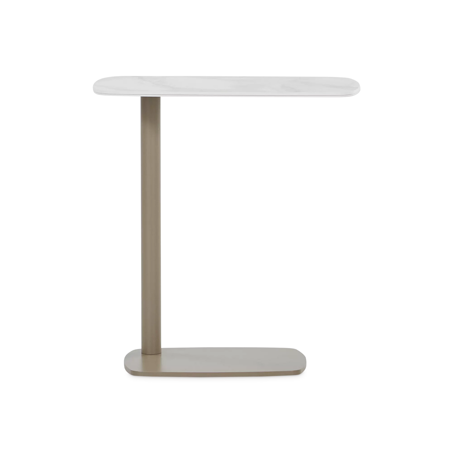 Leo - Table d'appoint avec plateau en porcelaine par Trica