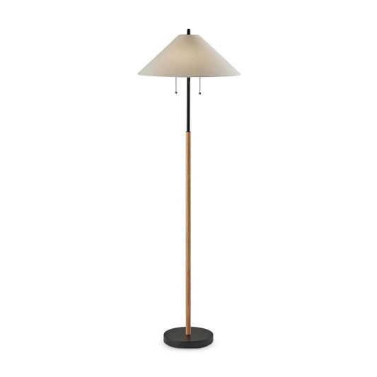 Palmer - Lampe sur pied en métal