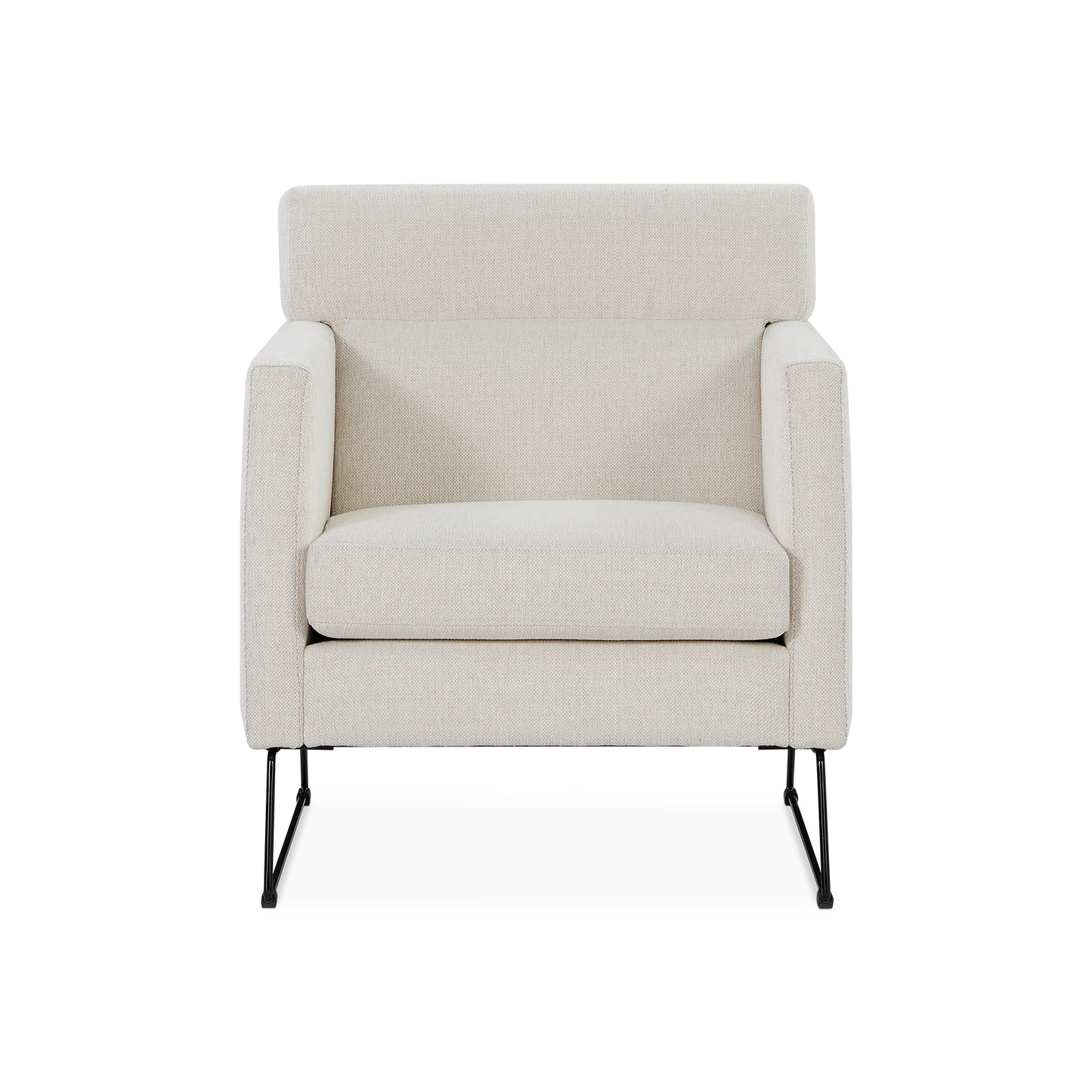 Degano - Armchair with Sled Base by Furninova